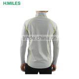 OEM Wholesale Clothes Men Sports Long Sleeve Zip Front T-shirt thumbnail-3