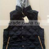 Factory Waistcoats Bulk Wholesale Vest With Hood Casual Mens Vests thumbnail-1