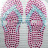 Beach Shoes t Shirt Design Hot Fix Rhinestone Transfer Motif thumbnail-3
