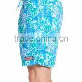 MGOO Turtle Starfish Pattern Printing Swim Trunks Quick-drying Fitted Waist 100% Polyester Men's Sportswear thumbnail-3