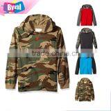 Children Pullover Hoodies Wholesale Boys Sweaters Hoodys Camo Contrast Color Hoodie Sweatshirt Custom Cotton Fleece thumbnail-1
