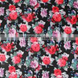 Latest printed fabric fashion floral pattern woven fabric