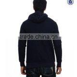 High Quality Plain Navy Blue Hoodies thumbnail-3