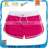 2018 Wholesale Lady Swim Shorts Solid Color Beach Shorts Swimming Trunk thumbnail-1