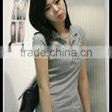 Ladies Long Jersey Fitted Polo Dress Shirt 201309 thumbnail-1