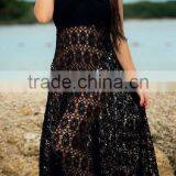 EY0004A OEM Girls Beautiful Beach Wear Sexy Lace Skirt Latest Long Skirt Design thumbnail-2