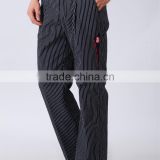 China Custom Made Good Quality Restaurant Work Uniform Chef Pants
