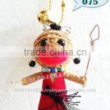 Handmade Keychains Keyrings Voodoo Doll String Accessories Bag Gifts thumbnail-1