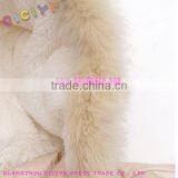 Worm Long-designed Girl Padding Coat With Waistband thumbnail-3