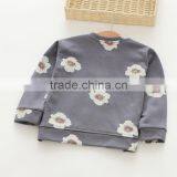 Casual Style Flower Printing Zipper Cotton Girls Jacket thumbnail-4