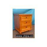 Victorian Bedside Table 3 Drawers thumbnail-1