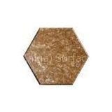OEM 12mm Decorative Gloss Hexagon Marble Acrylic Sheet Kitchen Tiles