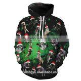 Black Green Unisex 3D Christmas Cats Sweatshirts/blue na Plus Size 3d Hoodies/ Fashioable 3d Christmas Hoodies Jacket