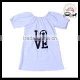 2016 Yawoo Fancy Black Short Sleeve Soccer Embroidery Patterns and Letters Latest Design Girls Top thumbnail-5