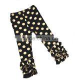 2016 Latest Design Gold Dot Spring Color Wholesale Icing Capris Girls Icing Capris Legging Baby Icing Capris thumbnail-1