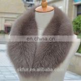 Factory wholesale detachable real fox fur and raccoon fur big collar for coat