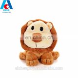 brown short plush stuffed toy lion for crane machine toy