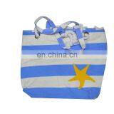 Beach Bag With Inner Zipper Pocket -Tote With Rope Handles,Beach Bag Tote Summer Bags for Travel Holiday thumbnail-1