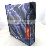 Promotional Custom Cheap Black Printing Tote Non Woven Bag thumbnail-2