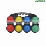 6 Plastic Kid Boule Ball Set Beach Bocce Ball Petanque Set Plastic Bocce Ball thumbnail-1
