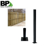 Square Chain Link Posts and Fence thumbnail-2