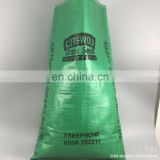 Wholesale 25kg 50kg green printed pp woven bag