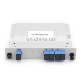 FTTH 4 8 16 Way Plug in Type Cassette Box SC UPC Connector Fiber Optical PLC Splitter thumbnail-4