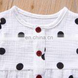 Baby Girl Plain Color Flare Sleeve Cute Pattern Romper Jumpsuit Factory Wholesale Price Boutique Girls Romper thumbnail-2