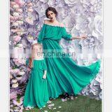 2019 Mother Daughter Bubble Sleeve Chiffon Dress Mother Daughter Clothes Lady Style Mom And Daughter (this Link for WOMAN) thumbnail-1