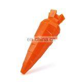 Ultra Durable Carrot Shape Design Pet Chew Toys Treats Puzzle IQ Toy Interactive Toy for Dog