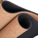 Non-Slip Custom Print Cork Rubber Yoga Mat With Body Alignment thumbnail-2