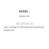 DIESEL ENGINE PARTS FLYWHEEL ASSY 150111-00168B FIT FOR CRAWLER EXCAVATOR DX300LC-9C thumbnail-1