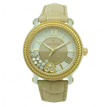 Stainless Steel Fashion Women Watches Genuine Leather Lady Watch thumbnail-4