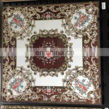 Foshan Tile Supplier Polished Crystal Tile Interior Gold Silver Plated Polished Crystal Decorative Wall Tiles