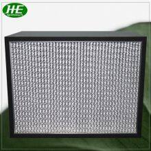 Galvanized Frame 610*610*292mm H14 Deep Pleated Hepa Filter for Clean Room thumbnail-3