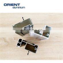 Powder Coated Charcoal Color Aluminium Extrusion Profile 6063t5 Wholesale for South Africa thumbnail-1