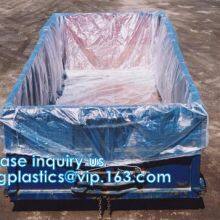 6Mil Drawstring White Waterproof Dumpster Container Liners, Recycled PE Dumpster Container Liners For Garbage Disposable thumbnail-4