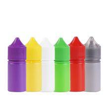 Colorful 30ml Short V3 E-liquid Bottle Childproof Flat Cap Squeeze Plastic Pet E-juice Vape Oil Dropper Bottle thumbnail-1