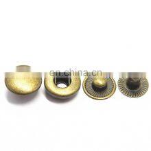 Custom 15mm Brass Spring Snap Clip Button for Leather, Jeans thumbnail-3
