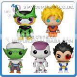 Mini Qute Funko Pop 5 Styles Anime Dragon Ball Perfect Cell Goku Super Hero Action Figures Cartoon Models Educational Toy
