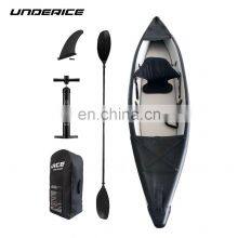 High Quality Inflatable Drop Stitch Fishing Surfing Canoe Rowing Boat Inflatable Kayak for Adult thumbnail-4