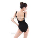 (WG06034) Black Ballet Leotard, High Cut Leotard, Tank Spandex Leotard thumbnail-6
