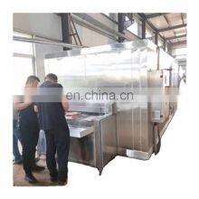 1000kg Cube Vegetable Fish Meat Liquid Nitrogen Quick Freezing Tunnel thumbnail-1