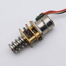 10mm Stepper Motor 3v 5v 12v Micro Gear Stepper Motor With Copper Worm thumbnail-3
