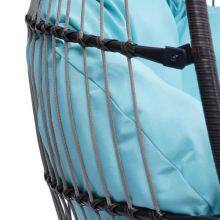 Outdoor Durable Rattan Foldable Hanging Egg Chair With Cushion thumbnail-5