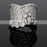 High Quality Fashion CZ Crown Shape Handmade Setting Luxury Ring Zircon Jewelry thumbnail-6