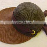 Cheap Plain Wholesale Sun Shade Straw Hats thumbnail-1