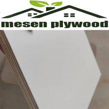 White Melamine Laminated Plywood Panel Wood Laminate Sheets 4*8 Furniture Laminated Melamine Paper Plywood for Cabinet thumbnail-1