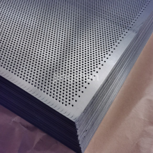 High-quality Factory Wholesale Custom Honeycomb Perforated Matte Black 12-inch Speaker Grille Metal Mesh thumbnail-5