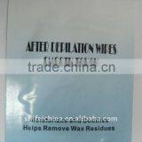 After depilation wax cleansing finish wipes